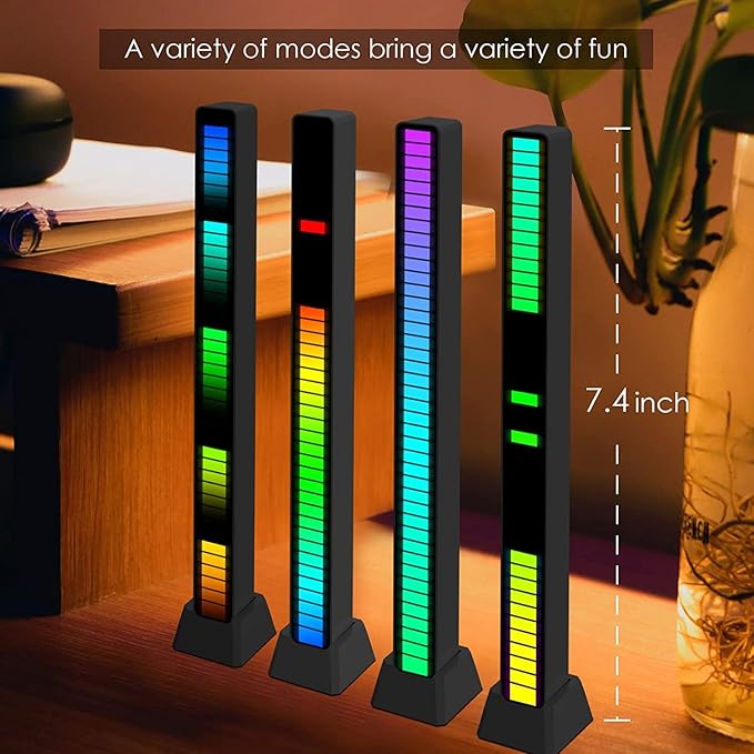 Soulpunk RGB Rechargeable Sound Control Light, Voice-Activated Pickup Music - Image 5