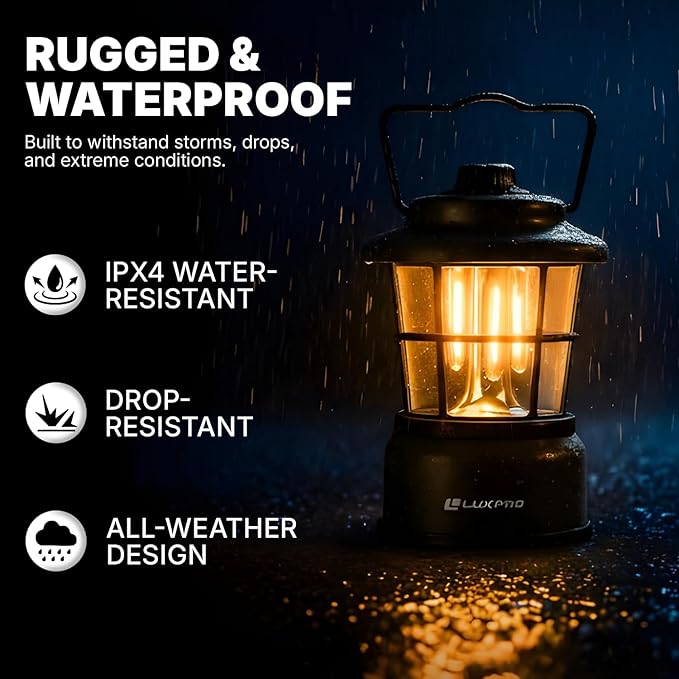 LUXPRO Retro LED Lantern - Image 10