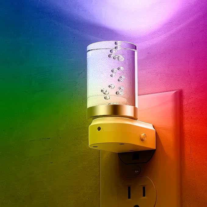 L LOHAS LED Night Light, Night Lights Plug into Wall, Color Changing Nightlight by LLOHASLED