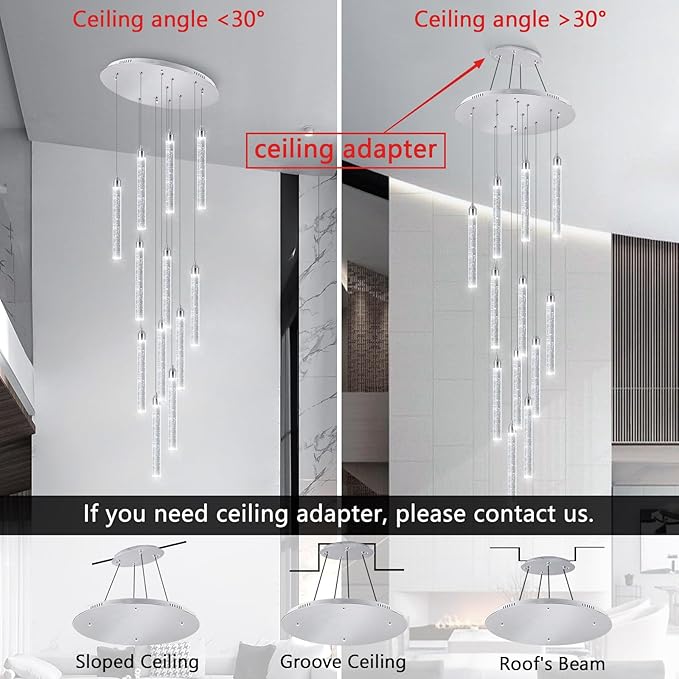 12-Lights Chandelier LED Dimmable Chandeliers - Image 4