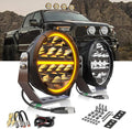 BraveWAY 6.5 Inch Round LED Driving Lights 140W 20400LM Round LED Offroad Light by BraveWAY
