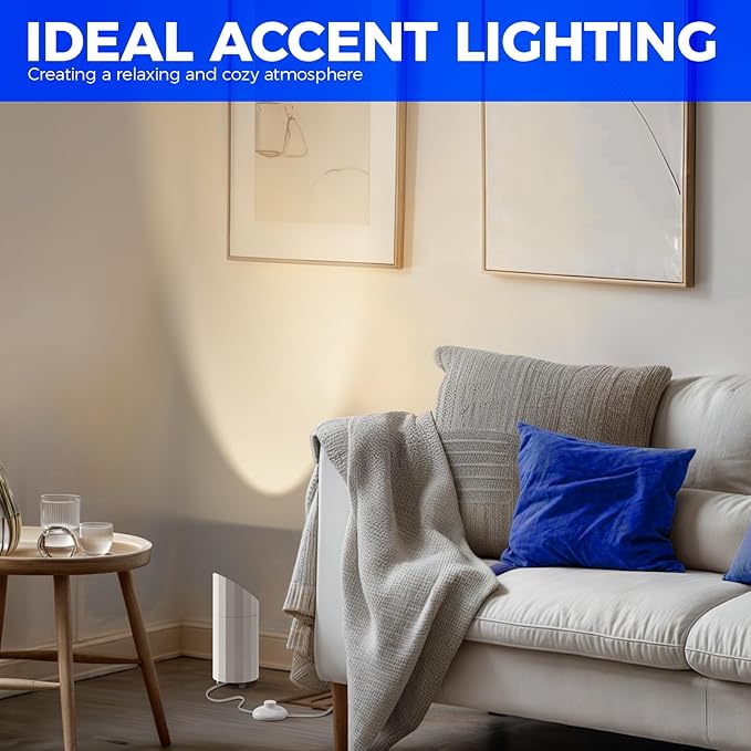 Barrina Up Lights Indoor Spotlight, 3000K GU10 Bulb, 2 in 1 Detachable Uplight - Image 6