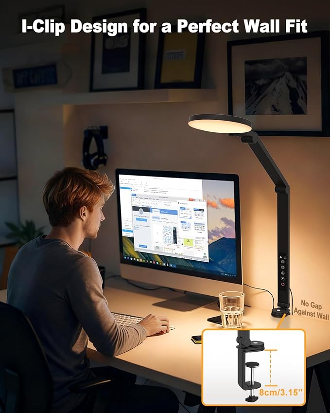 Desk Lamp, ZAPLIT 10W LED Desk Light - Image 4