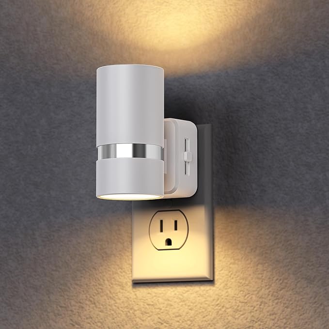 DORESshop LED Night Light 2 Pack, Slide Brightness Adjustable, Night Lights - Image 8