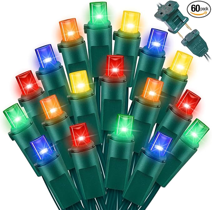 LAMPHOME 60 Count Multicolor- String Lights by ULL
