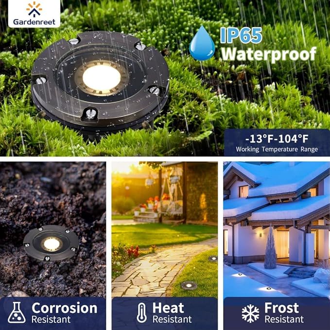 Gardenreet Brass Low Voltage Well Lights Kit - Image 4