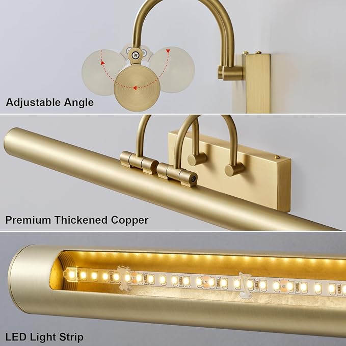 Picture Light, Art Lights Wall Sconce Hard-Wired, Artwork Poster, Photo Display - Image 6