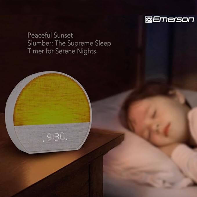 Emerson CKSS7801WM Sunrise Smartset Alarm Clock - Image 6
