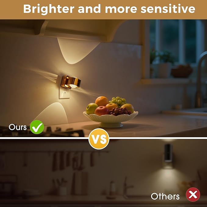 L LOHAS LED Night Light Projector, Night Lights Plug into Wall, Dusk to Dawn - Image 6