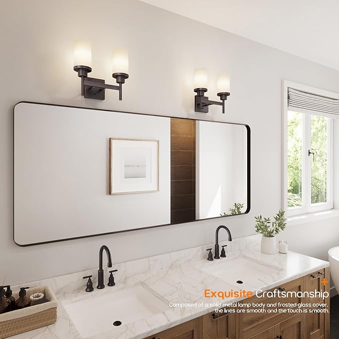 Wall Lights Over Mirror Bathroom Vanity Light Fixtures - Image 8