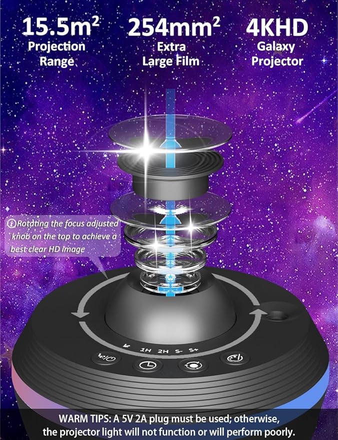 Star Light Projector Starry Night Light, Planetarium Galaxy Projector - Image 5
