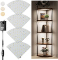 4-Pack Under Shelf Lighting for 5 Tier Corner Shelf Stand, Ultra-Bright 10 by Little+Joke