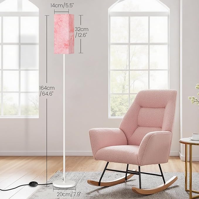 Floor Lamp, Pole Lamp with Foot Switch, Modern Standing Lamp, Minimalist - Image 2