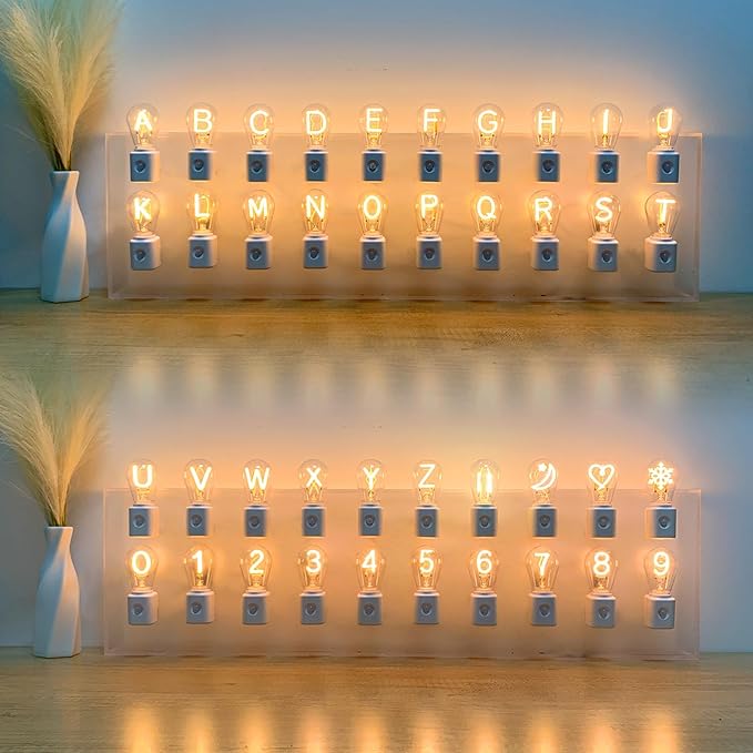 LED Motion Sensor Night Lights Plug Into Wall, Dusk to Dawn Sensor, 2200K Amber - Image 9
