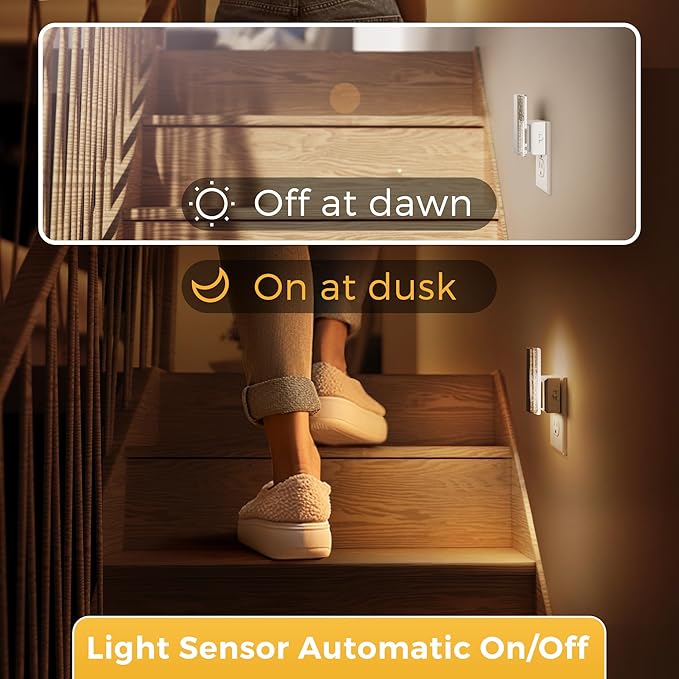 L LOHAS LED Night Lights Plug Into Wall, Night Light - Image 4
