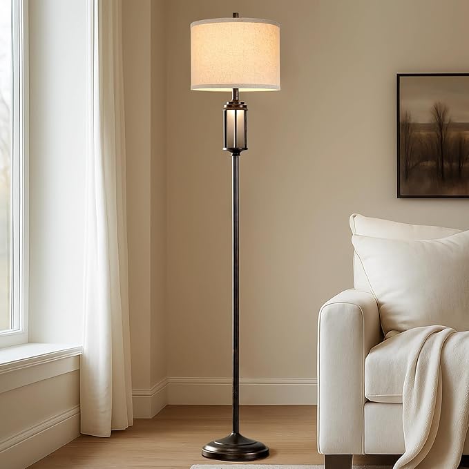 65'' Farmhouse Floor Lamp for Living Room - Image 2