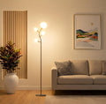 Fiqevs 4 Globe Floor Lamp with 2700K Warm Light LED Bulbs Included, Mid Century by Fiqevs