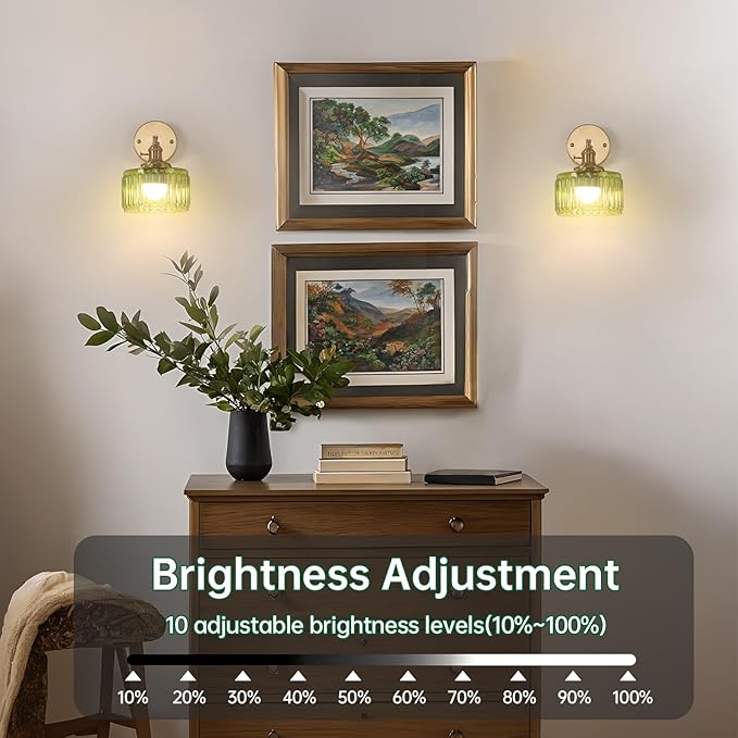 Vintage Battery Operated Wall Sconce - Image 7