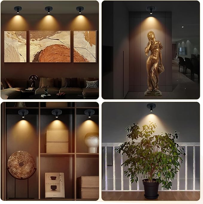 Cordless Spotlight Battery Powered, Indoor Plant Spot Light, Rechargeable - Image 4