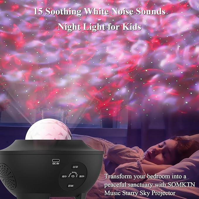 Star Projector Galaxy Light Projector, Ocean Wave Projector - Image 4