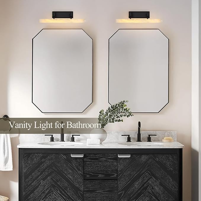 Alabaster Picture Lights for Wall, 20in Spanish Marble Picture Light Hardwired - Image 14