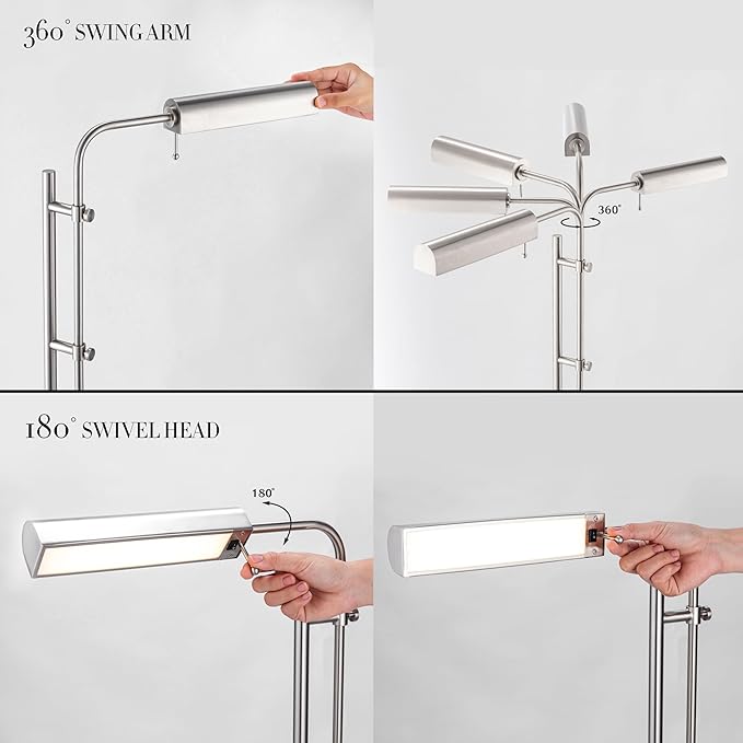 O'Bright Cedric Adjustable Pharmacy Floor Lamp - Image 4