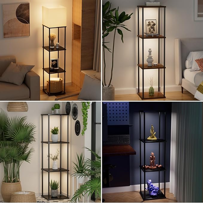 3-Pack Under Shelf Lighting for 3 Tier Floor Shelves, Ultra-Bright Square10 - Image 7