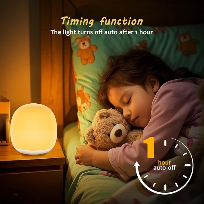 Night Light for Kids, Night Light for Baby Nursery, Color Changing&Dimmable - Image 5