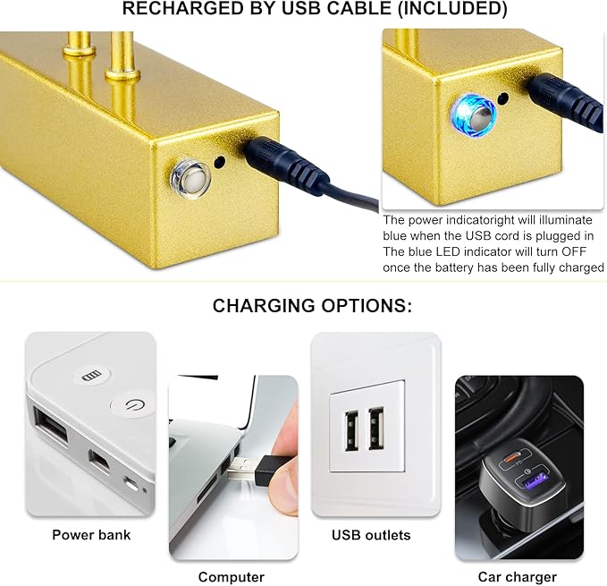 Picture Light, Picture Lights for Wall Cordless, Battery Wall Lights for - Image 7