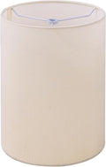 Wellmet CreamWhite 8"x 8"x11" Lampshade, No Assembly Required, Classic Modern by Wellmet