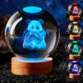 Large Panda Crystal Ball Night Light by Unknown