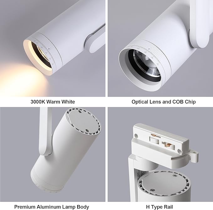 LED 12W Dimmable Track Lighting Heads - Image 4