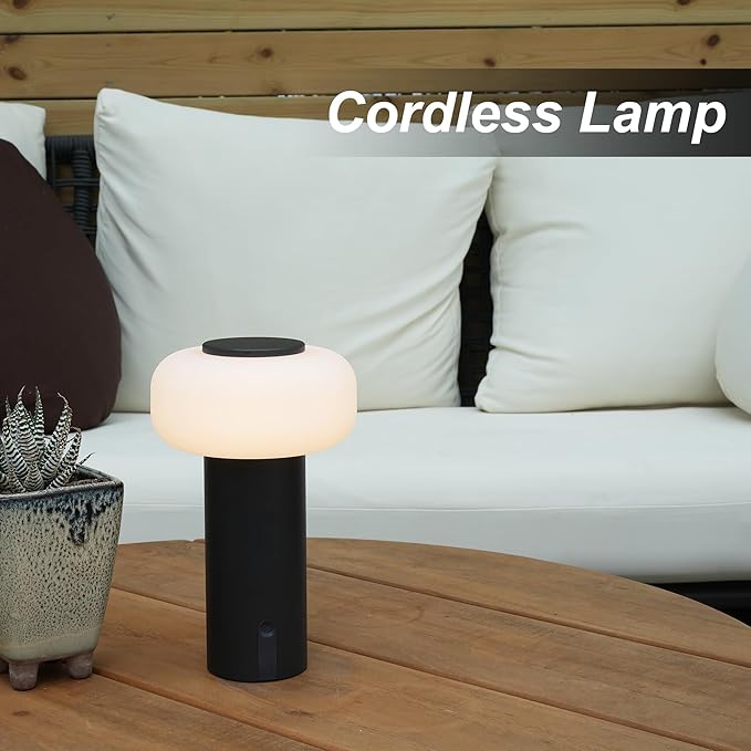 Shower Lamp Waterproof, Outdoor Cordless Table Lamp Rechargeable, Portable - Image 2