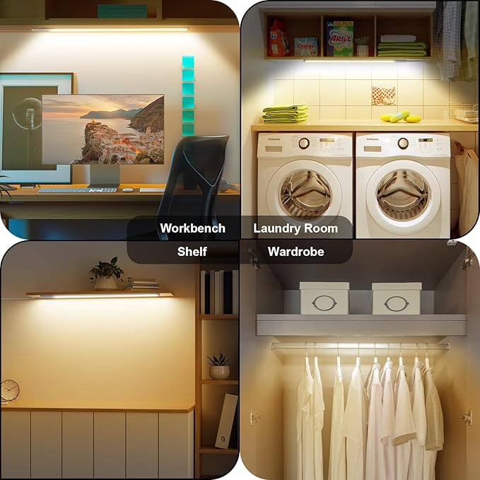 Under Cabinet Lighting Natural White 4000K, Dimmable Under Cabinet Lights - Image 3