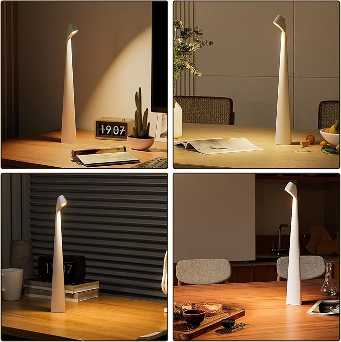 Portable Cordless LED Desk Lamp, Rechargeable Wireless Table Lamp, 3-Level - Image 4