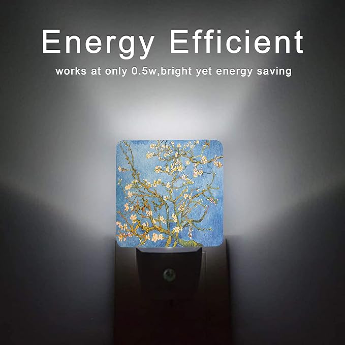 Blossoming Almond Tree Night Light, Night Lights Plug into Wall - Image 6