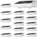 NIORSUN Solar Fence Lights, 16 Pack Solars Deck Light, Warm White Color by NIORSUN