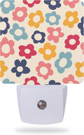Vintage Groovy Flowers Night Light by AOWULA