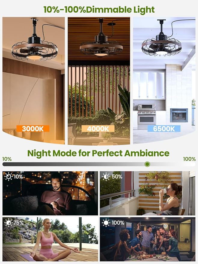 Outdoor Ceiling Fans with Light - Image 2