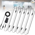 6 Pcs 12 Inch Under Cabinet Lighting Plug-in, Cold White 6000K, Dimmable LED by Jusjubr