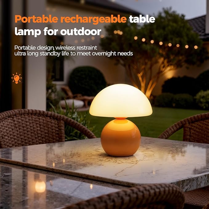 NIORSUN Mushroom Lamp Table Lamp - Image 7