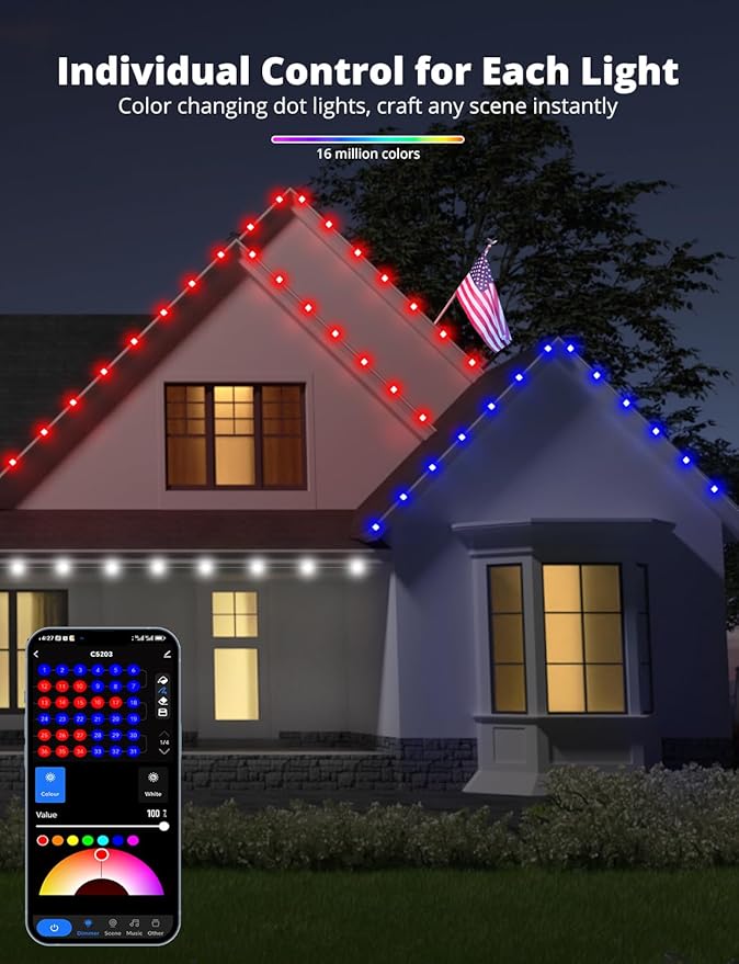 APPECK Permanent Outdoor Lights 50ft - Image 3