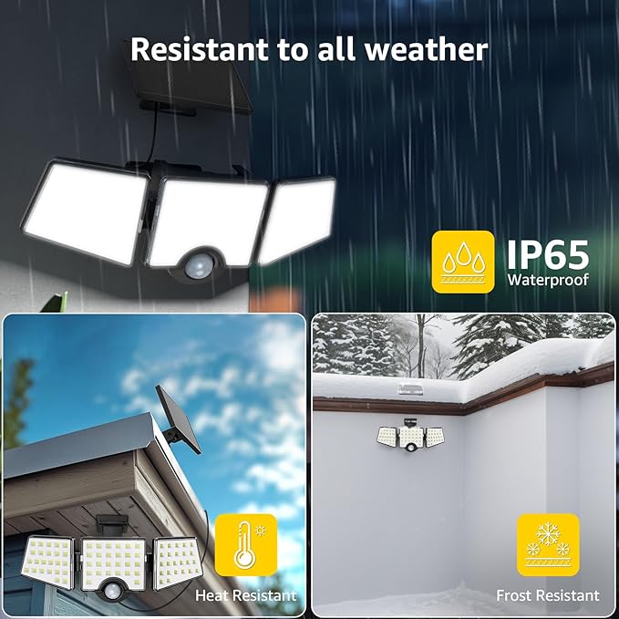 Lepro Solar Lights for Outside, WL5000 Motion Activated Security Lights - Image 5