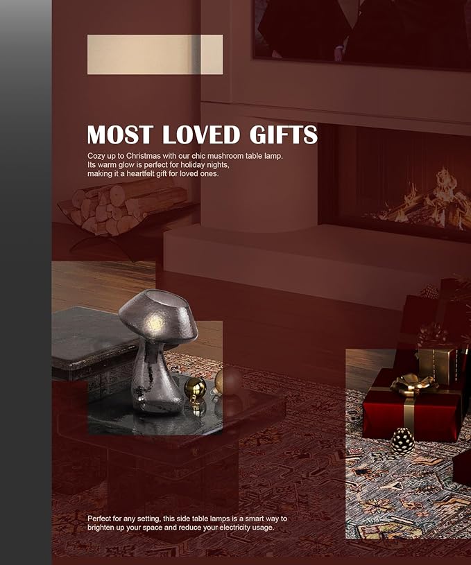 V06 Vintage Mushroom Table Lamp - Image 6