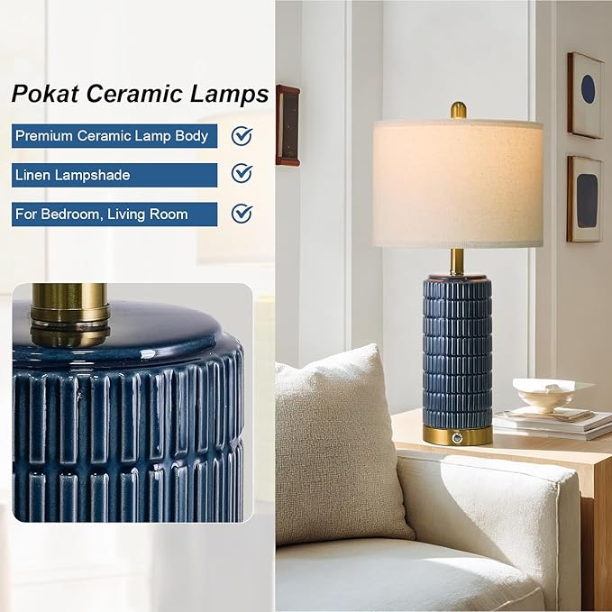 PoKat Touch Bedside Table Lamps - Image 8