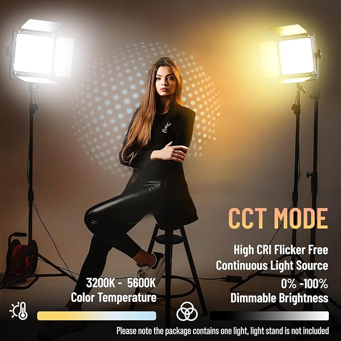 Mettlelite SPL210B Bi Color LED Video Light - Image 2