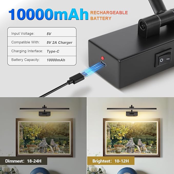 Wireless Picture Lights for Wall Battery Operated - Image 6