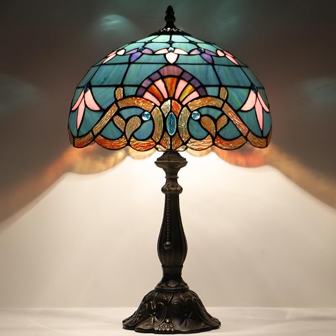 Tiffany Style Lamp Stained Glass Table Lamp Memory Sympathy Desk Reading Light - Image 5