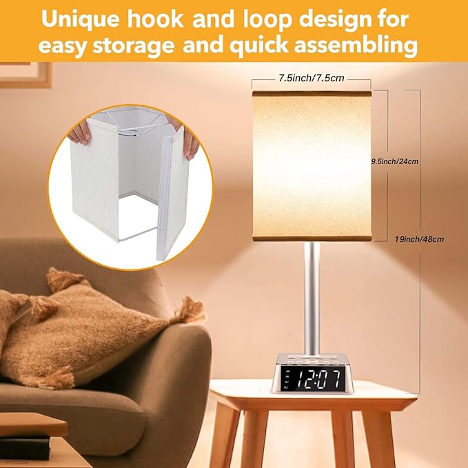 Yostyle Table Lamp Bedside Lamp - Image 3