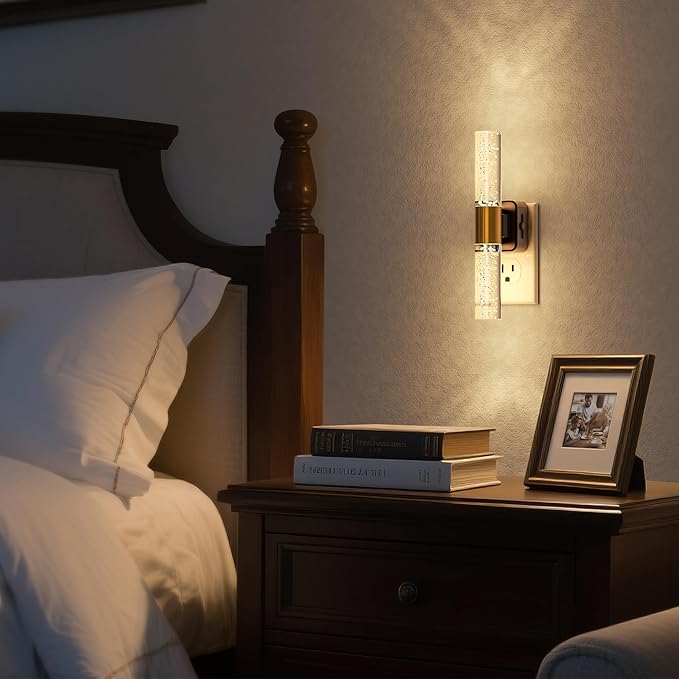 DORESshop LED Night Light, Rotating Night Lights Plug into Wall, Auto Light - Image 5